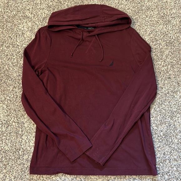 Nautica Hooded Long-sleeve Shirt - Picture 1 of 1